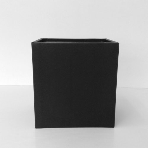 Rectangular Leather Wastebasket - Image 4