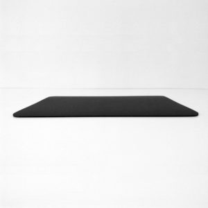 Black Linoleum Desk Pad
