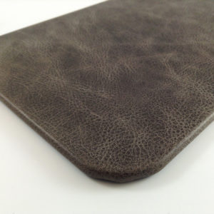 Anthracite Antiqued Leather Desk Pad