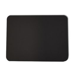 Black Faux Leather Desk Pad