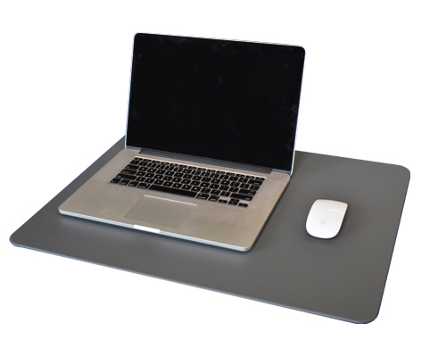 Leather desk on sale mat grey