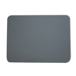 Grey Faux Leather Desk Pad