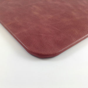 Garnet Antiqued Leather Desk Pad