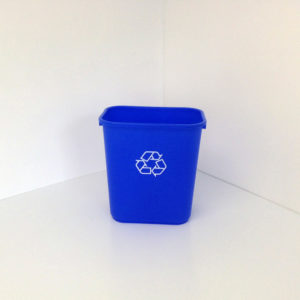 Blue Recycling Bin