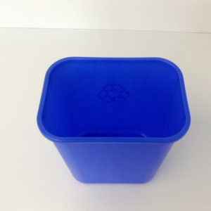 Blue Recycling Bin