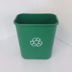 Green Recycling Bin