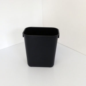 Small Black Plastic Wastebasket