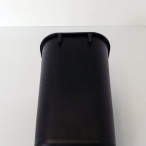 Small Black Plastic Wastebasket