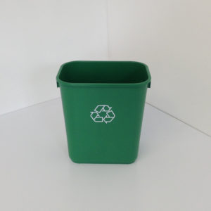 Small Green Recycling Bin