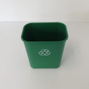 Small Green Recycling Bin