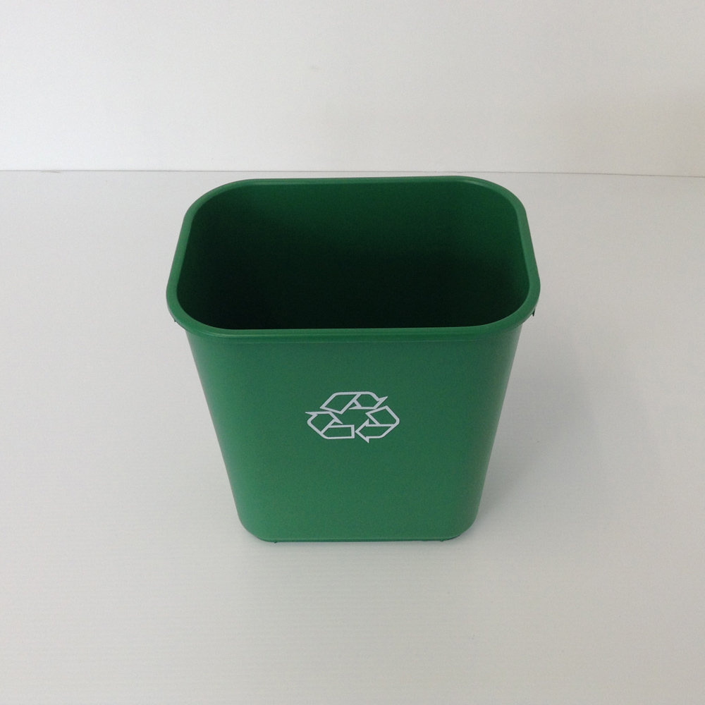 Small Green Recycling Bin Soft Plastic