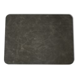 Anthracite Distressed Leather Desk Pad