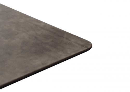 Antharcite Leather Desk Pad: Distressed Genuine Leather Mat