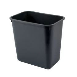 Small Charcoal Soft Plastic Wastebasket, Recycling Bin