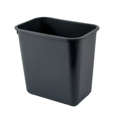 Small Charcoal Soft Plastic Wastebasket, Recycling Bin