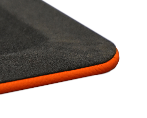 Orange Genuine Leather Desk Pad: Luxury Blotter For The Office ...