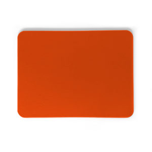 Classic Carrot Orange Leather Desk Pad