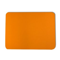 Pumpkin Orange Leather Desk Pad