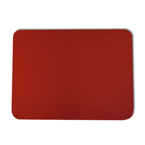 Rosa Red Leather Desk Pad