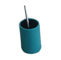Round Pencil Cup Distressed leather