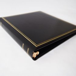 Leather Wrapped 3 Ring Photo Album