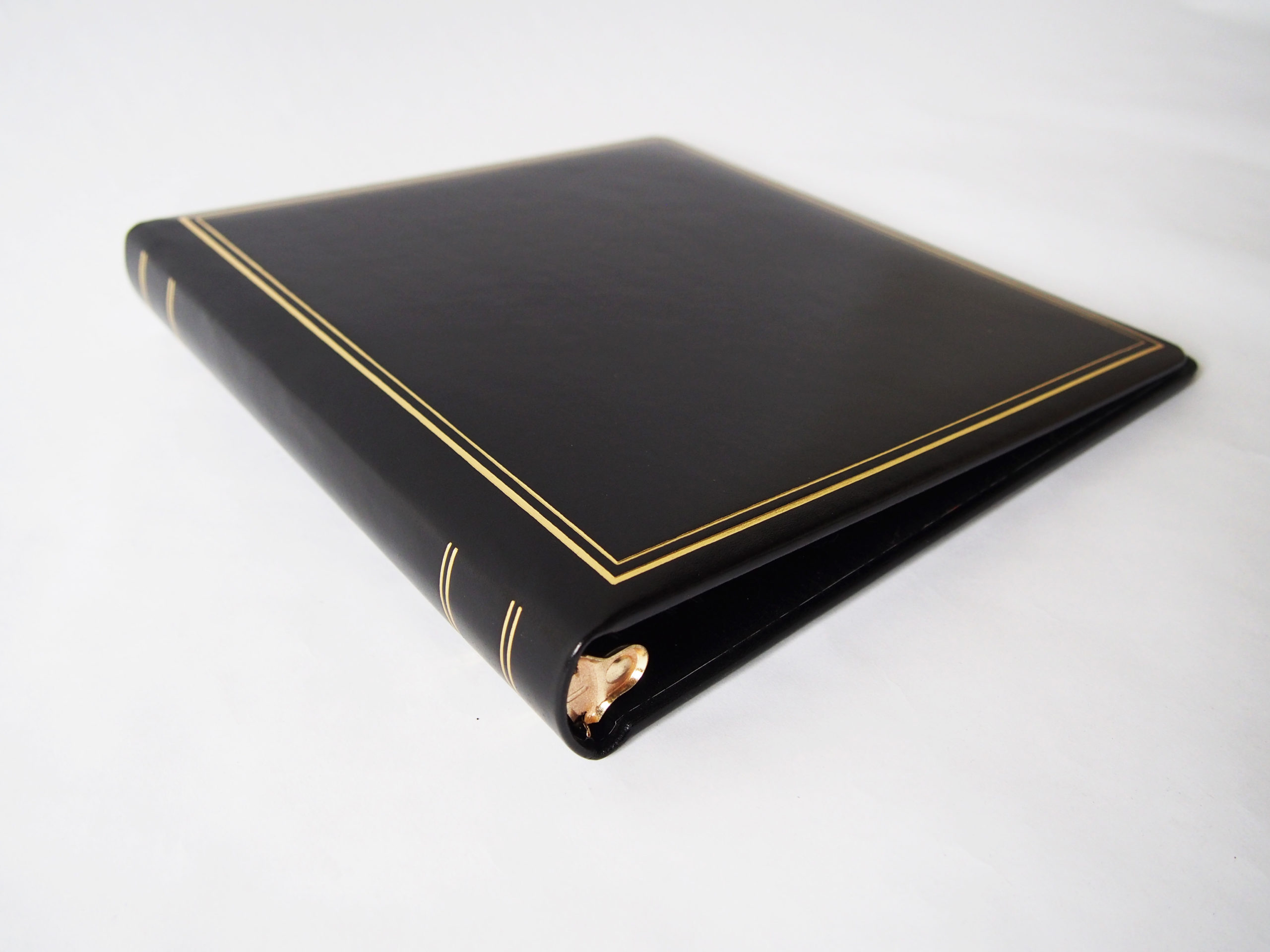 Leather Wrapped 3 Ring Photo Album