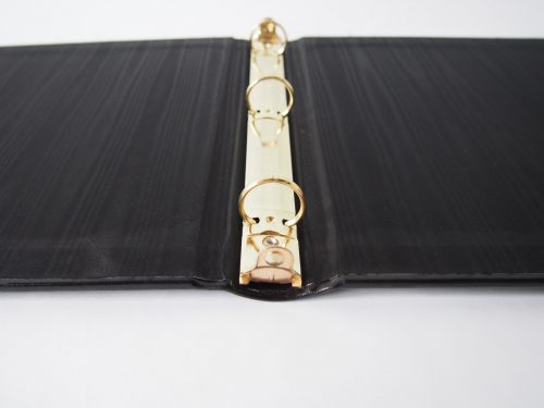 Leather Wrapped 3 Ring Photo Album - Image 5