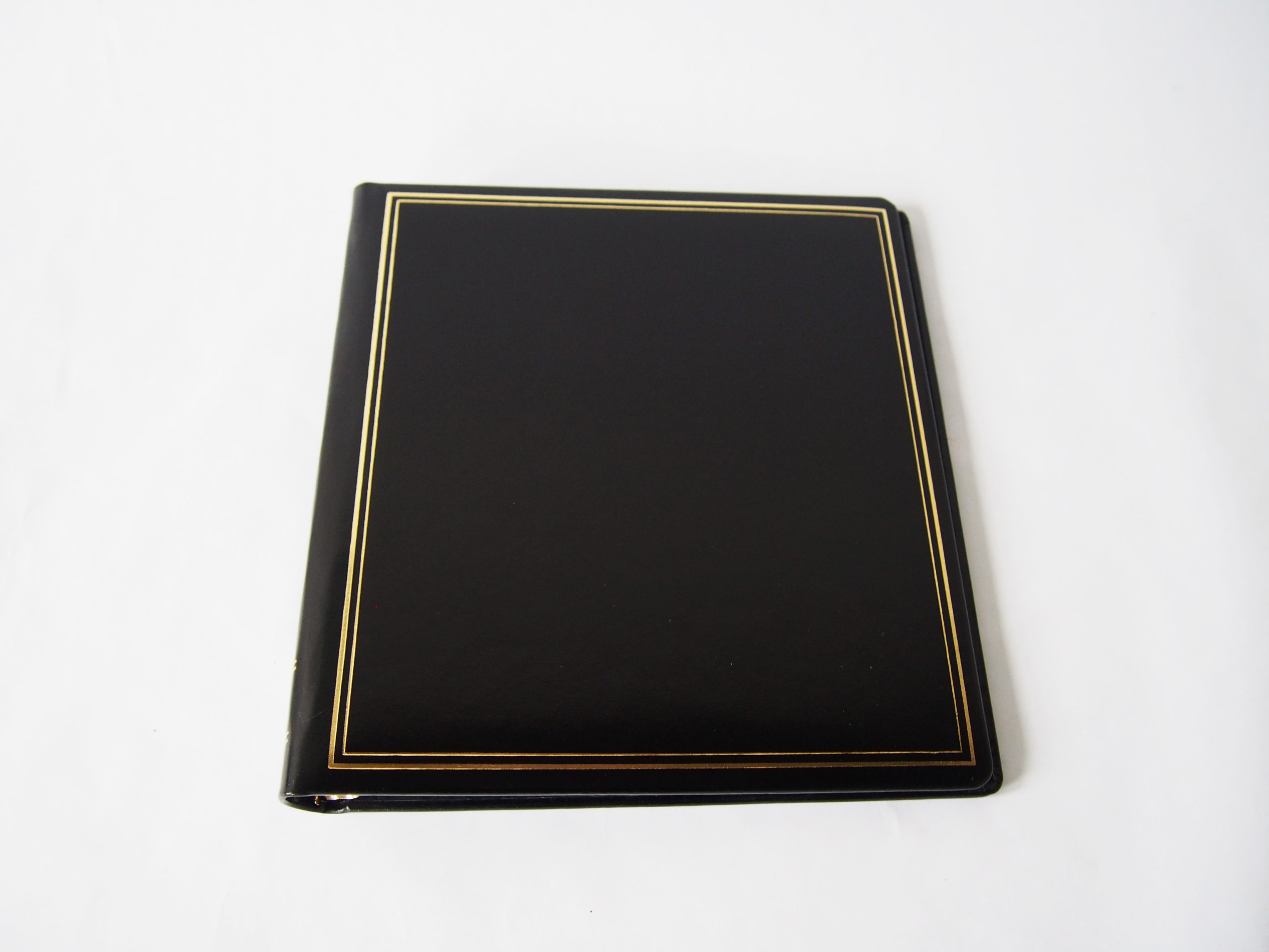 Leather Wrapped 3 Ring Photo Album - Prestige Office Accessories