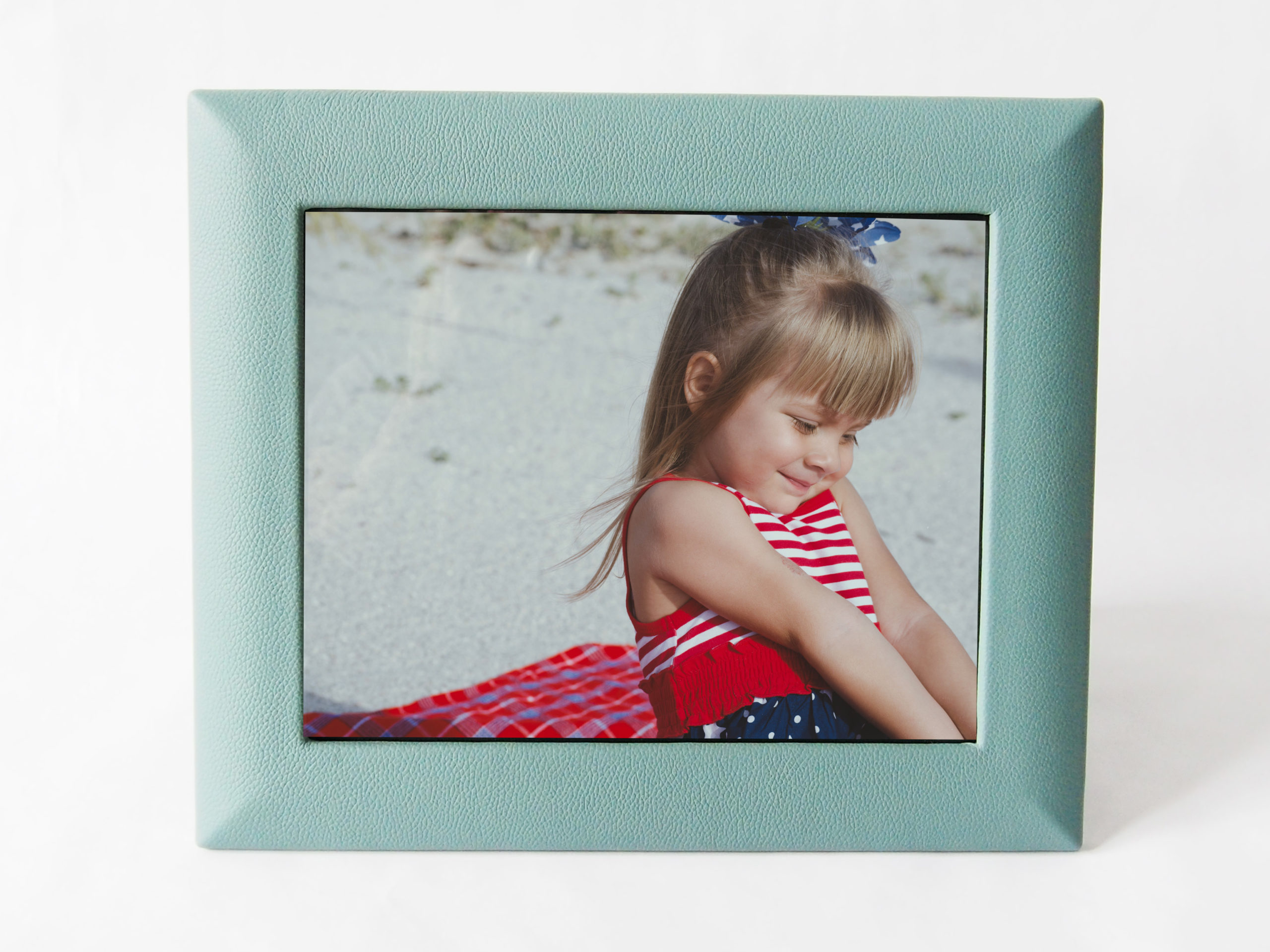 Leather Wrapped Picture Frame