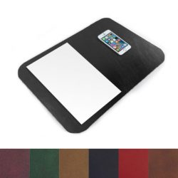 Space Saver Glazed Leather Desk Pad (12x18 inches)