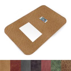 16 x 20 Antique Pecan Leather Desk Pad