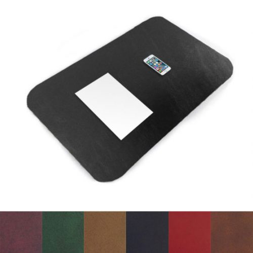 Large Glazed Leather Desk Pad (20x34 inches)