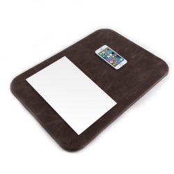 Distressed Leather Conference Pad (12x16")