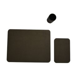 3 Piece Classic Leather Desk Set