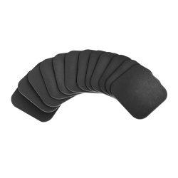 Set of 12 Glazed Leather Coasters