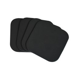 Set of 4 Faux Leather Coasters