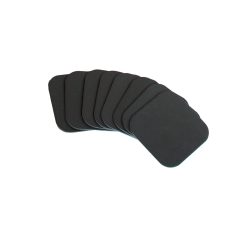 Set of 8 Faux Leather Coasters