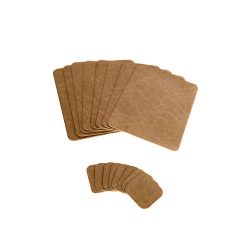 8 Seat Distressed Leather Conference Set