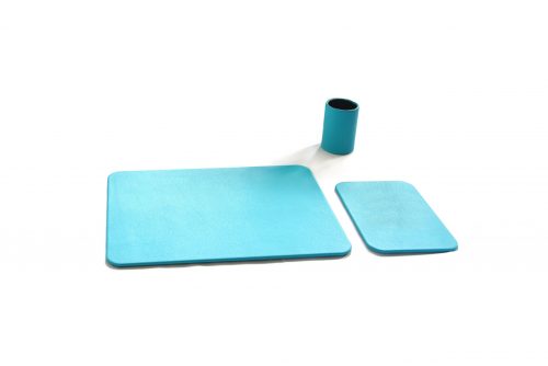 3 Piece Classic Leather Desk Set - Image 2